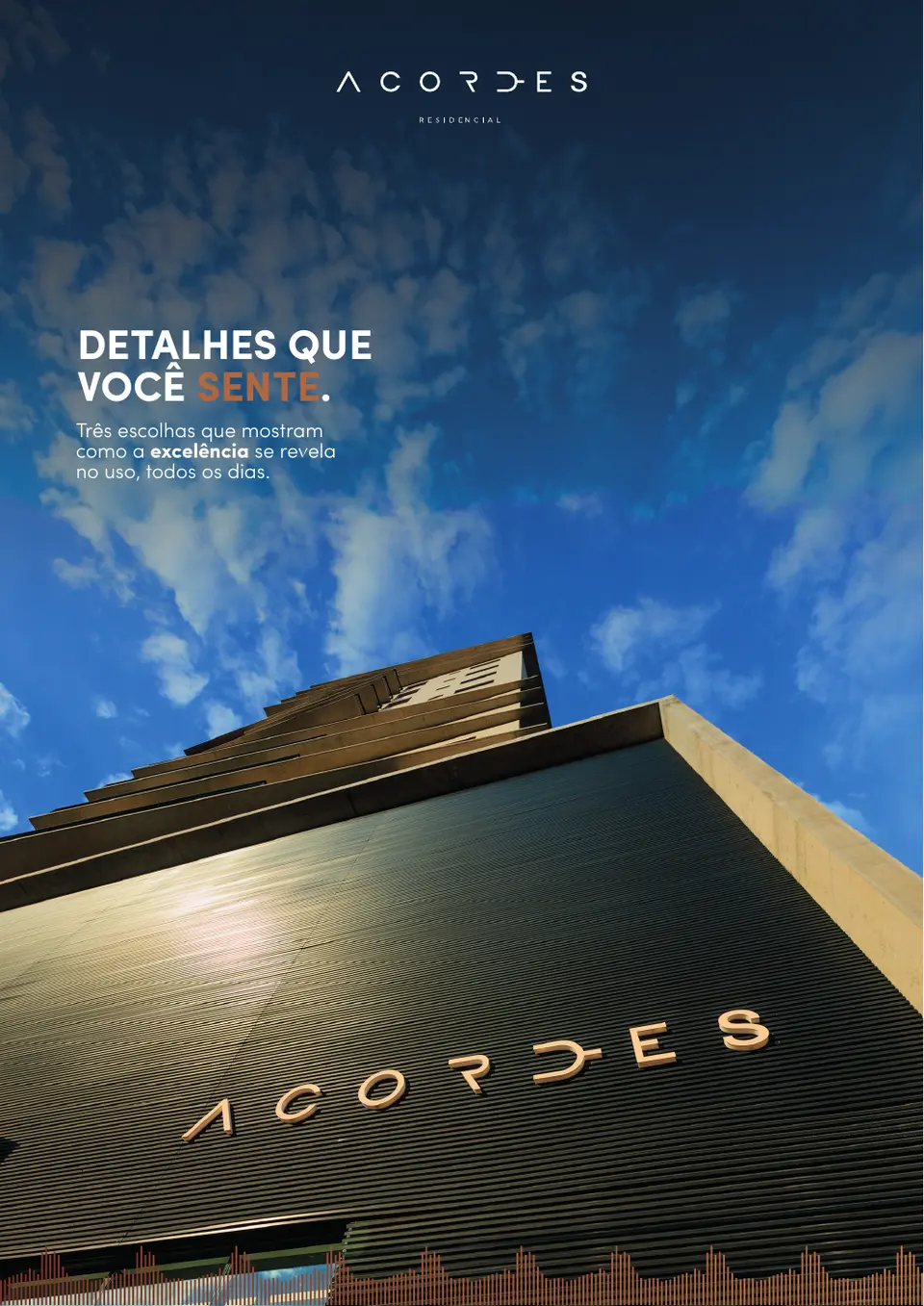 Capa do dossiê Acordes — Detalhes que você sente