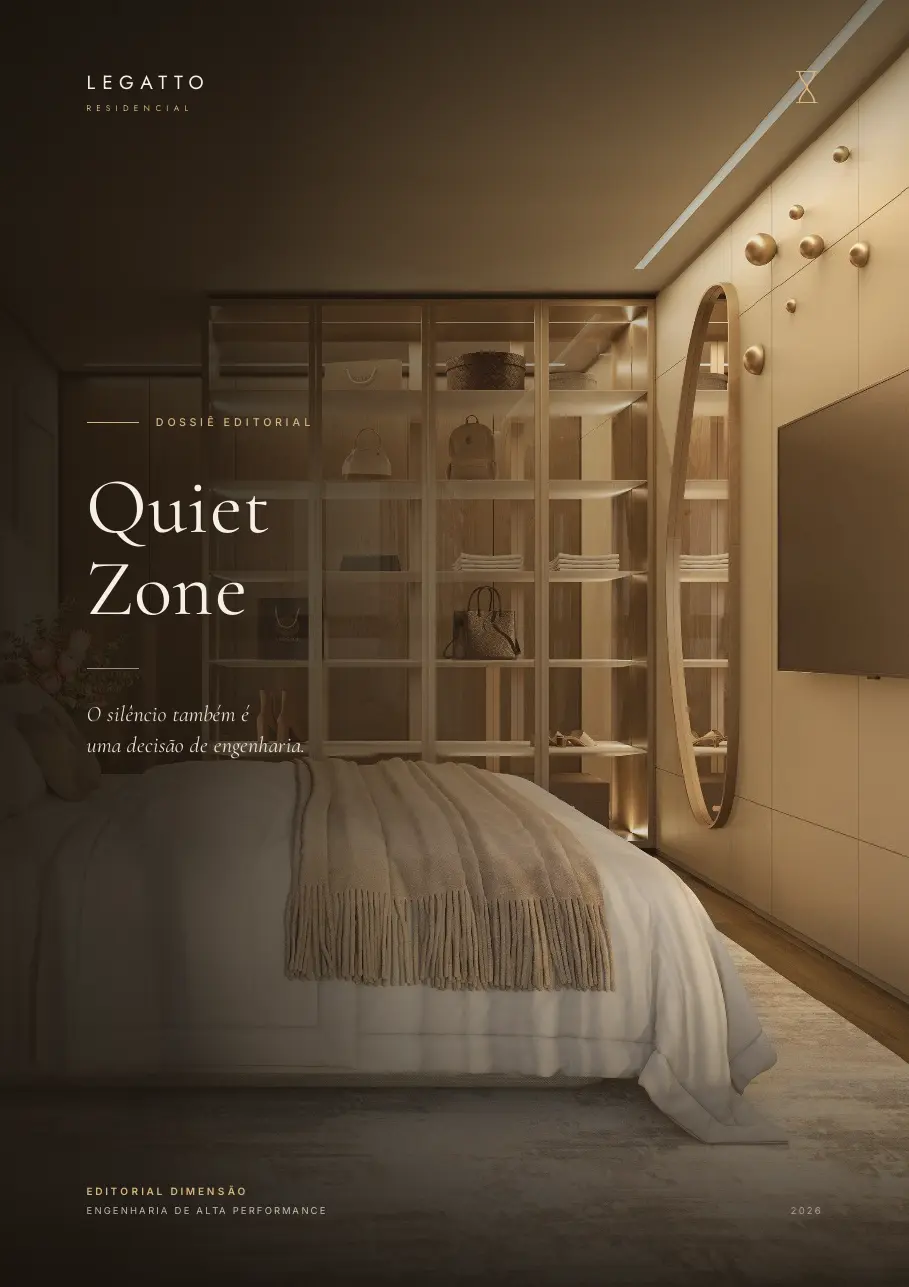Capa do dossiê Quiet Zone do Legatto Residencial