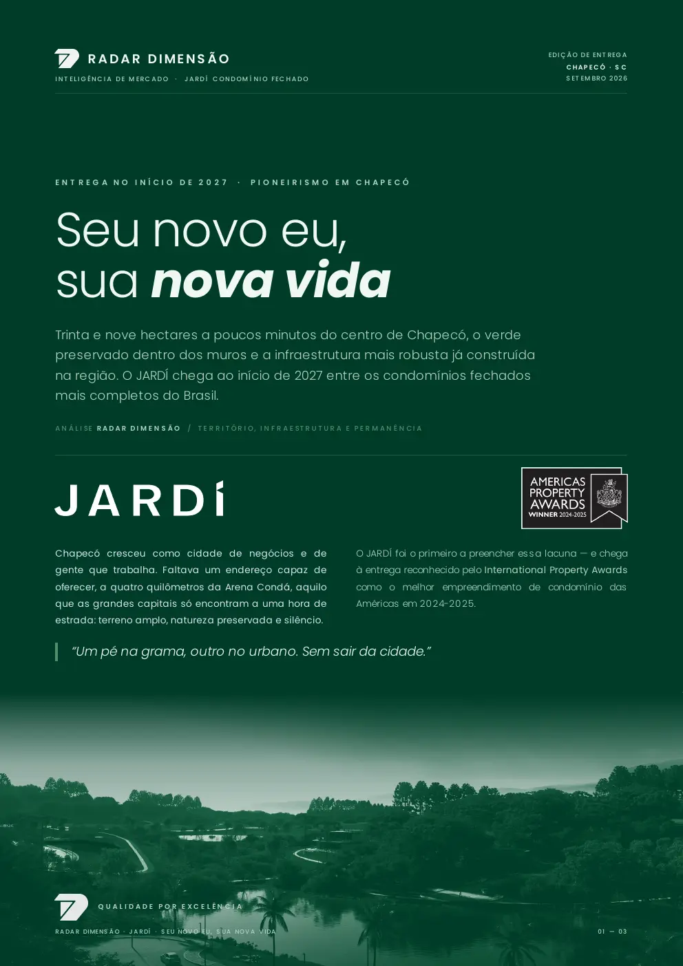 Capa da edição JARDÍ — Seu novo eu, sua nova vida